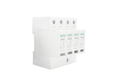 China 20ka 4P 275V Anti Thunder Protection Device Ac Power Surge Protector for sale