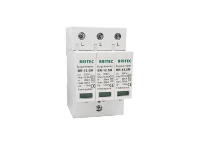 Chine Dispositif de protection électrique de montée subite d'IEC61643-1 320V 12.5kA SPD à vendre