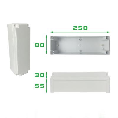 China TY-8025085 Cajas de conexión eléctrica al aire libre Proyecto de plástico ABS Recinto de unión IP66 en venta