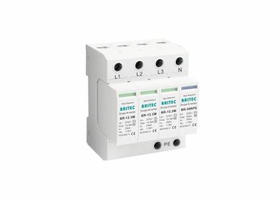 China 12.5kA Class B + C Three Phase IEC Standards Lightning Protection Surge Protector for sale