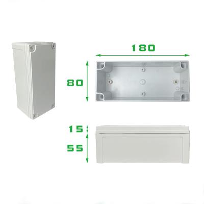 China Elektrische TY-8013070 Anschlusskasten ABS Einschließung Ip67 80*130*70mm im Freien zu verkaufen