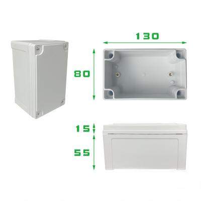 China Recinto plástico de conexión de TY-8013085 Ip66 de la caja del ABS eléctrico de la prenda impermeable en venta