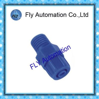 China Straight Type POM Pneumatic Tube Fittings Screw Tighten for sale