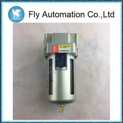 China SMC-Art Luft-Vorbereitungs-Einheiten asphaltieren Filter des Abdeckungs-Luftfilter-AF4000-03 AF4000-04 AF4000-06 Techno zu verkaufen