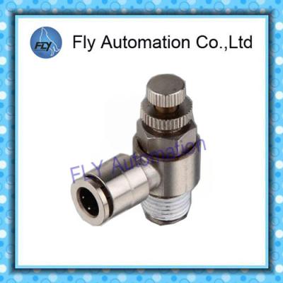 China Nickel -plated metal control valve Pneumatic Tube Fittings SC series for sale