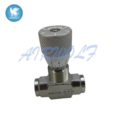 China Stb-G3/8 Hydraulische de Controleklep van het Koolstofstaalgaspedaal Te koop