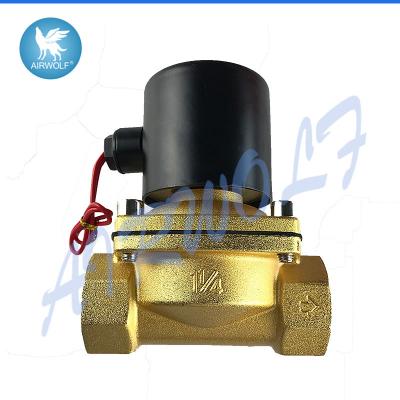 China 2W350-35 1 1/4 Solenoïdekleppen 2 Positie 2 Manier AC220v van het Duimwater Te koop