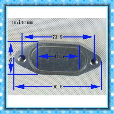 China Tubo automotriz ranurado aluminio de la bajada de aguas del extractor del reborde de las piezas de automóvil del perno en venta