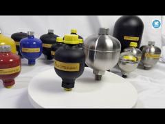 hydac weld type 210 bar non exchangeable nbr hydraulic diaphragm accumulator sbo210-2e1/112u-210ak05