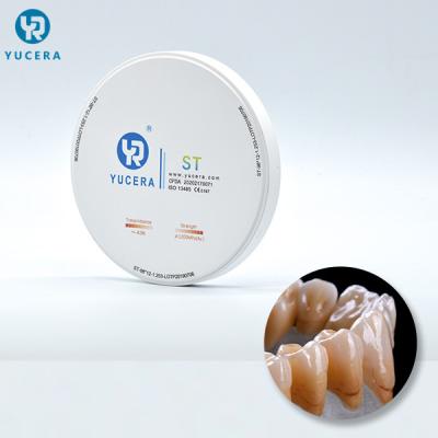 China Blocos translúcidos Multilayer da zircônia da resistência dental da fratura à venda