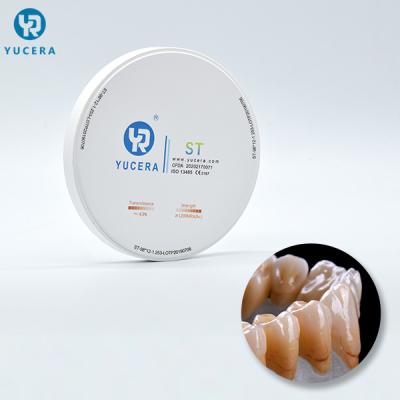 Китай Блоки Zirconia ³ 1200MPA YUCERA 6.07g/cm белые просвечивающие продается