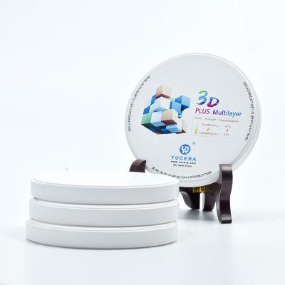 China Sistema aberto dental pre colorido da placa D98 da zircônia do bloco Multilayer da zircônia 3D à venda