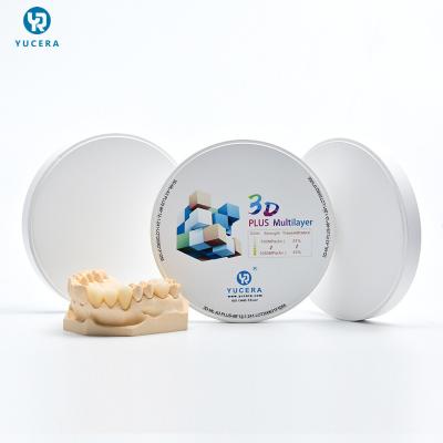 Китай Блок Zirconia A1 A2 3D 1050MPA зубоврачебный для Laboratorio зубоврачебного продается