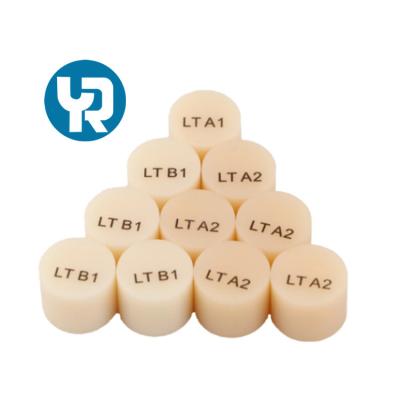 China Estándar dental del LT 5Pcs MFDS del HT de los lingotes de Disilicate del litio para las chapas dentales en venta