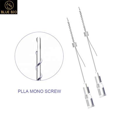 China Mono Screw PLLA Thread Ce Certification 30G 38mm Korea Meso Fios Pdo Lift L Blunt for sale