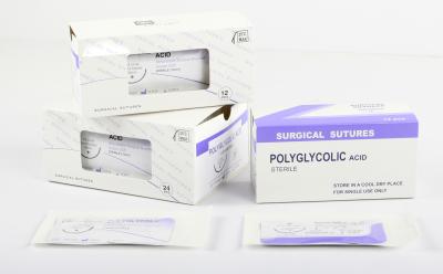 China CE approved medical absorbable sutures pga surgical suture thread with needle for sale