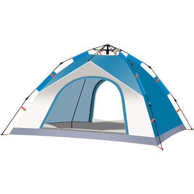 China Diagonal Bracing Type Chinese Factory Easy Setup Fully Automatic Opening Tent Inflatable Tent Outdoor Camping Tent For Traveling Picnic for sale