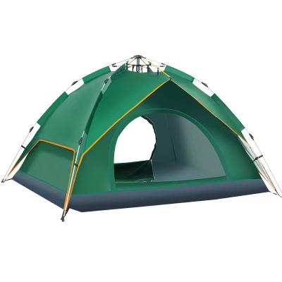 China Diagonal Bracing Type Ultra Light Outdoor Automatic Quick Opening Pop Up Instant Proable Tent 3-4 People Tent Dome Camping Tent for sale