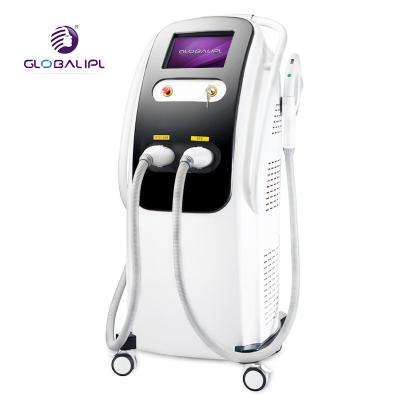 China Hair Removal Globalipl 2 In 1 808 Diode Laser Hair Removal Machine Plus IPL Machine for sale