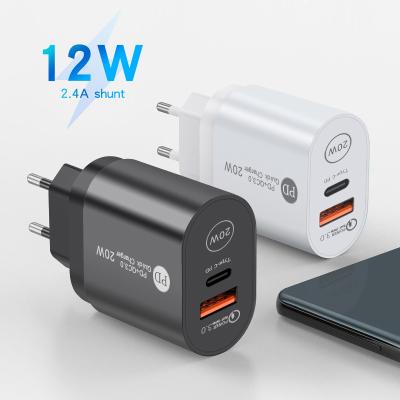 China New Mobile Phone Palladium 12W Fast Charger 5V2.4A Type-C 20W USB C Power Travel Adapter For Mobile Fast Charging Head for sale