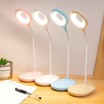 China Modern Logo Customized Business Gifts Touch Reading Dimming Eye Protection Led Desk Lamp for sale