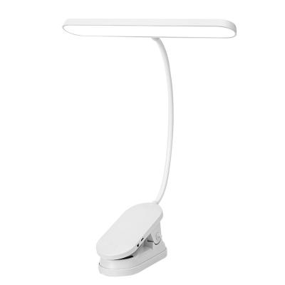 China Modern Cordless Flexible Led Desk Lamp With USB Clip Reading Lights Dimming Bedroom Table Lamps Office Work Study LED Night Light for sale