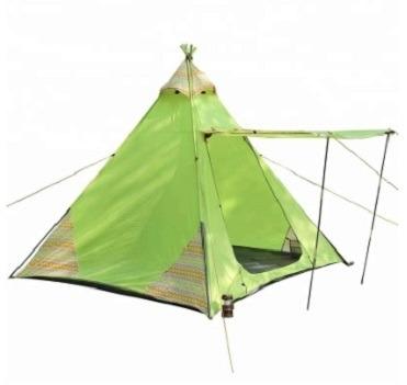 China Trigone/V-type rectified high quality nail 3-4 people protection India waterproof folding portable UV camping tent for sale