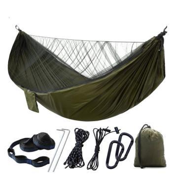 China Wholesale Portable Ultralight Portable Camping Hammock With Mosquito Net for sale