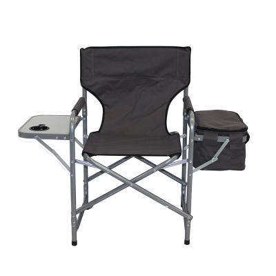 China Portable with MDF Table and cooler bag set 600X300D polyester with PE liner folding director camping chair for sale