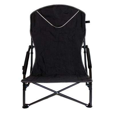 China Polyester Portable Steel Fabric Frame 600D Oxford Tube Folding Camping Chair for sale