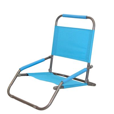 China Steel Frame 600D Oxford Polyester Fabric Folding Rustproof Portable Camping Chair for sale