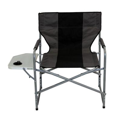 China Portable Director Camping Chair With Side Table 600X300D Polyester With PE Coating for sale