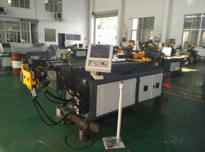 China Iron / Copper Automatic CNC Pipe Bending Machine Touch Screen 14MPa for sale