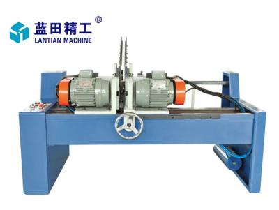 China Iron Bar / Metal Bar Chamfering Machine / Beveling Equipment With Double Head for sale