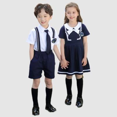 China New Design Beautiful Kindergarten Kindergarten School Uniform High Quality School Girl Dress Girl Dress Custom Made Graduation Dress for sale