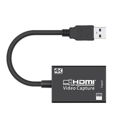 China Live Streaming 4K HDMI to USB Video Capture Card Disk Box for Live Streaming HDMI Video Capture Card for sale