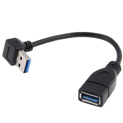 China Computer USB 3.0 Extension Cable Doonjiey High Speed ​​Angle 90 Degree USB Male To Female Data Transmission Cable Fast For Office for sale