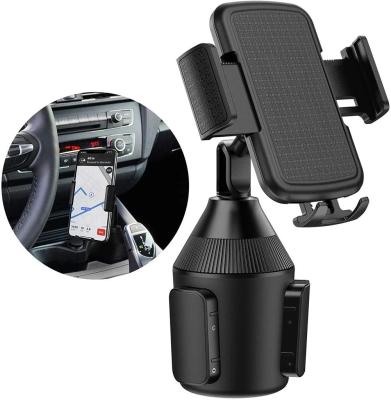 China Amazon Hot Selling Adjustable Universal 360 Degree Rotating Clip Mount Car Cup Mobile Phone Holder for sale