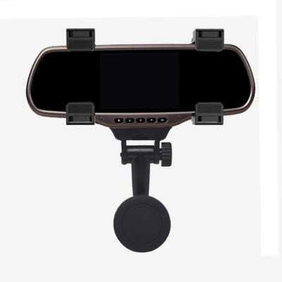 China Hot Selling Adjustable Adjustable Car Rearview Mirror Mobile Phone Mount Holder Bracket Car Phone Holder for sale