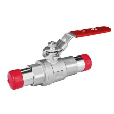 China METECH High Grade Stainless Steel 2PC Butt Weld Extension Ball Valve From China for sale