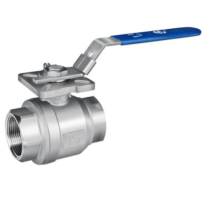 China WETEC Manufacturers Direct Selling Stainless Steel Two-Piece Deck Top Bore Ball Valve for sale