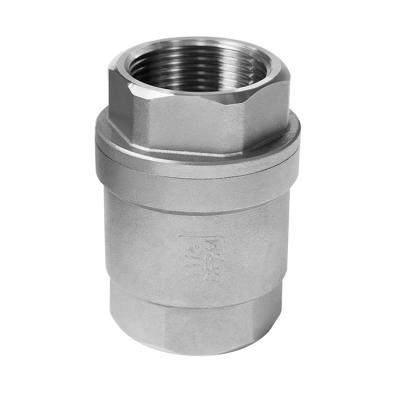 China Newest Selling WETCH Thermal High Pressure Vertical Spring Stainless Steel Check Valve for sale