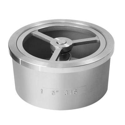 China Direct Wholesale METEC Stainless Steel Single Disc Wafer High Quality Check Valve for sale