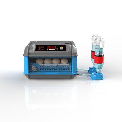 China Farms China Manufacture Quality 16 Pcs Single Electric Blue Double Can Turn Eggs Automatic Egg Incubators for sale