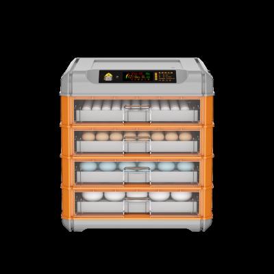 China Full Automatic Farms Wholesale Price Custom 256 Pcs Blue Orange Commercial Egg Incubators For Sale for sale