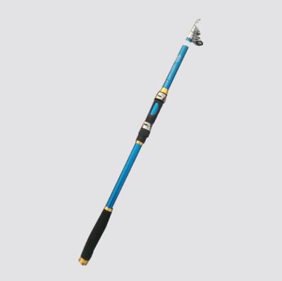 China OEM 5 Section Fiberglass Fishing Pole Telescopic Deep Sea Fishing Rod Rods for sale