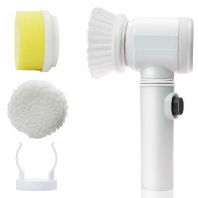 China Viable Electric Toilet Tub Floor Bath Tub Kitchen Sink Brush Cleaning Rotating Scrubber Electric Cleaning Brushes for sale