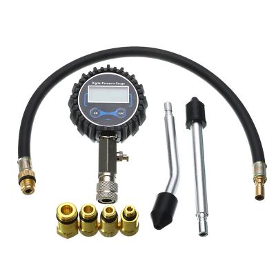 China JY324 Digital Compression Tester Pressure Gauge Tester Kit Motor Auto Petrol Gas Engine Cylinder Motorcycle Pressure Gauge for sale