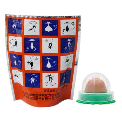 China Viable Cat Toys Snacks Catnip Sugar Pet Candy Licking Nutrition Gel Energy Ball For Cats Kittens Supplies Help Digestion for sale