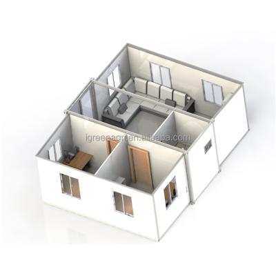 Cina Dimensioni personalizzate Casa in container espandibile con cartone di gesso che copre dimensioni standard 20ft 40ft in vendita